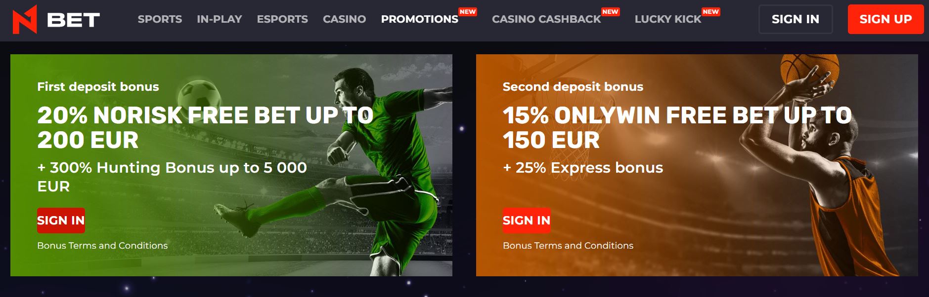 n1 bet bonus